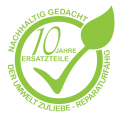 Der Umwelt zuliebe: Nachhaltigkeit durch Reparaturfähigkeit - 10 Jahre Ersatzteile