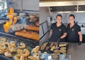 Sarah und Gina von Sisters Grill am Gastrobräter