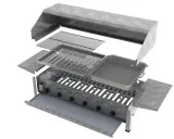 DROSS (KF) Gasbräter 6-flammig