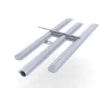 Edelstahl-Brennerrohr (Rechts/Mitte) mit Übersprung