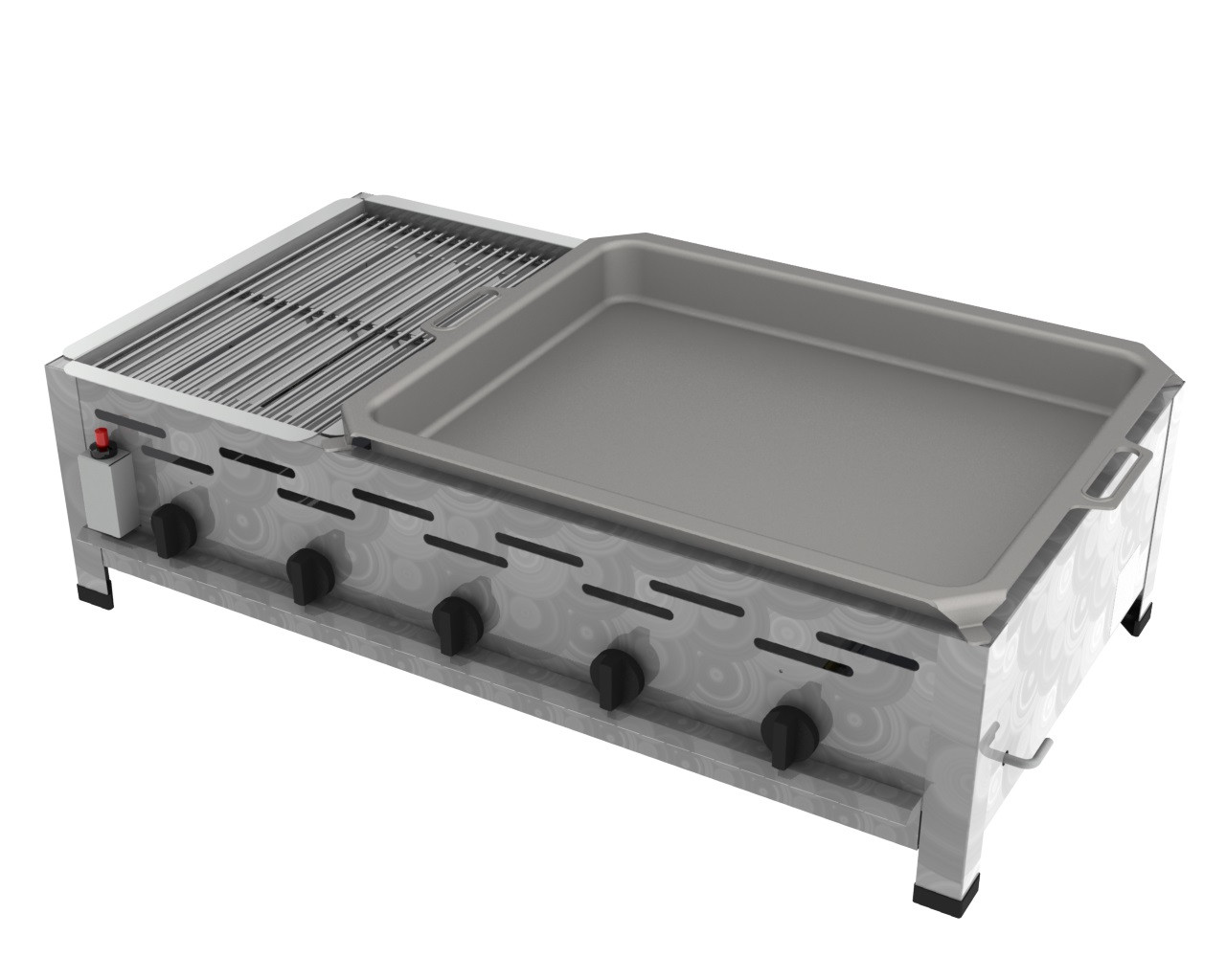 KONFIGURATOR: Gastrobräter 5-flammig Tischgerät - Bild 10 von 19