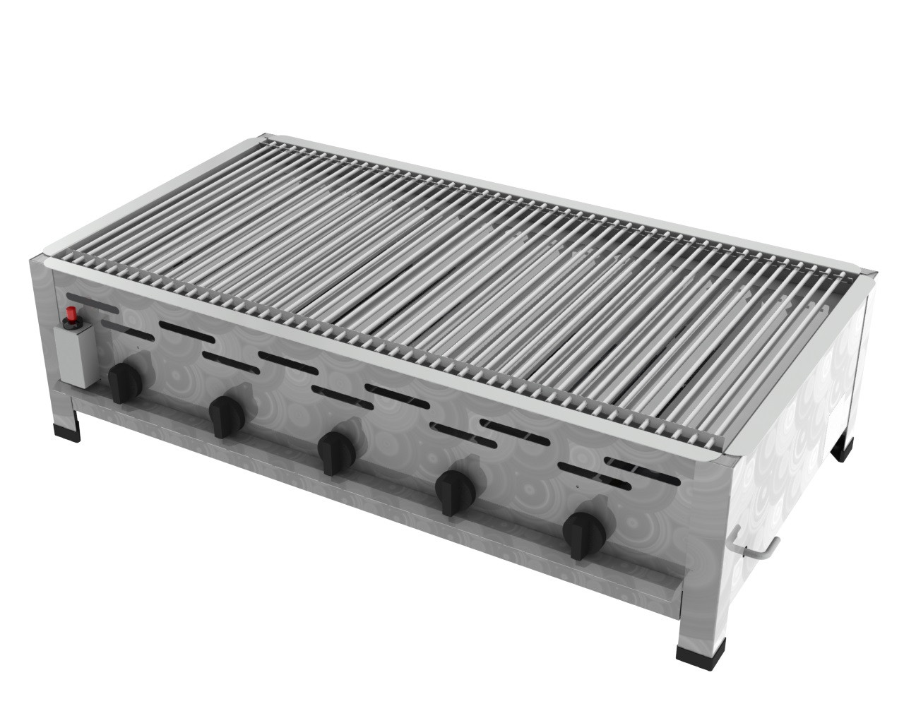 KONFIGURATOR: Gastrobräter 5-flammig Tischgerät - Bild 18 von 19
