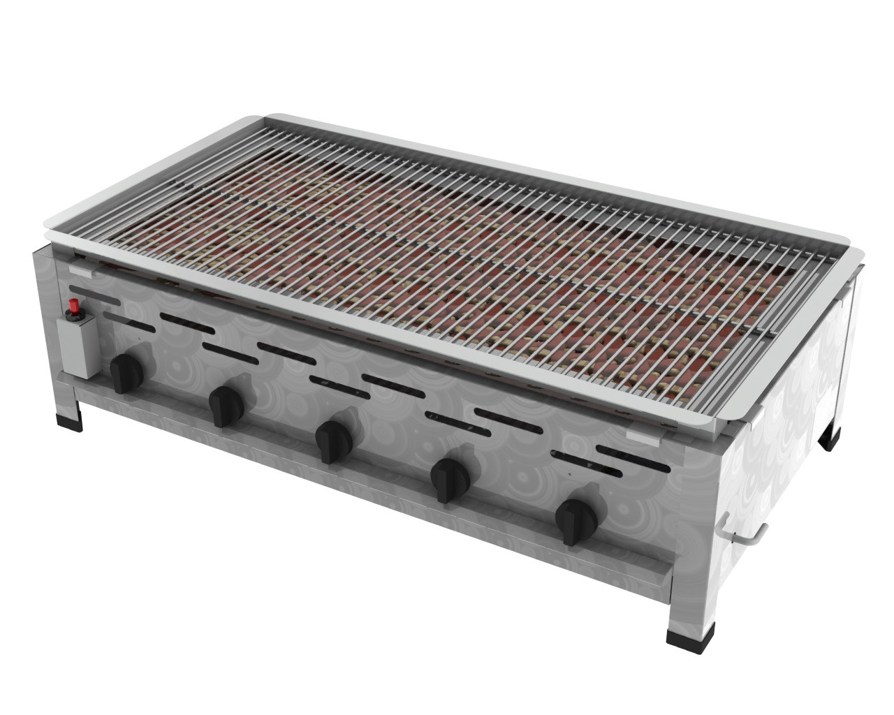 KONFIGURATOR: Gastrobräter 5-flammig Tischgerät - Bild 5 von 19