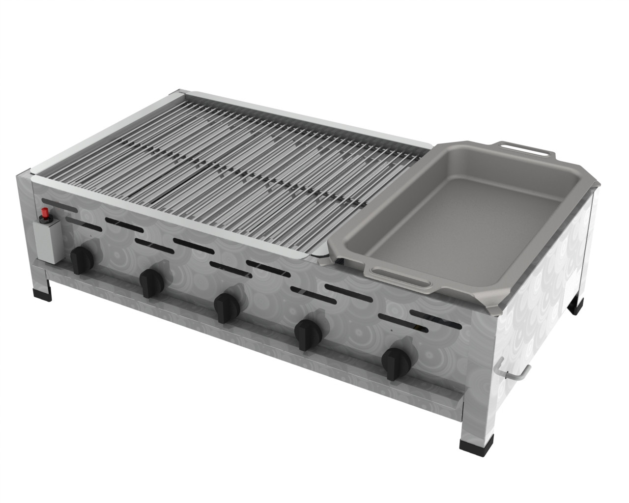 KONFIGURATOR: Gastrobräter 5-flammig Tischgerät - Bild 11 von 19