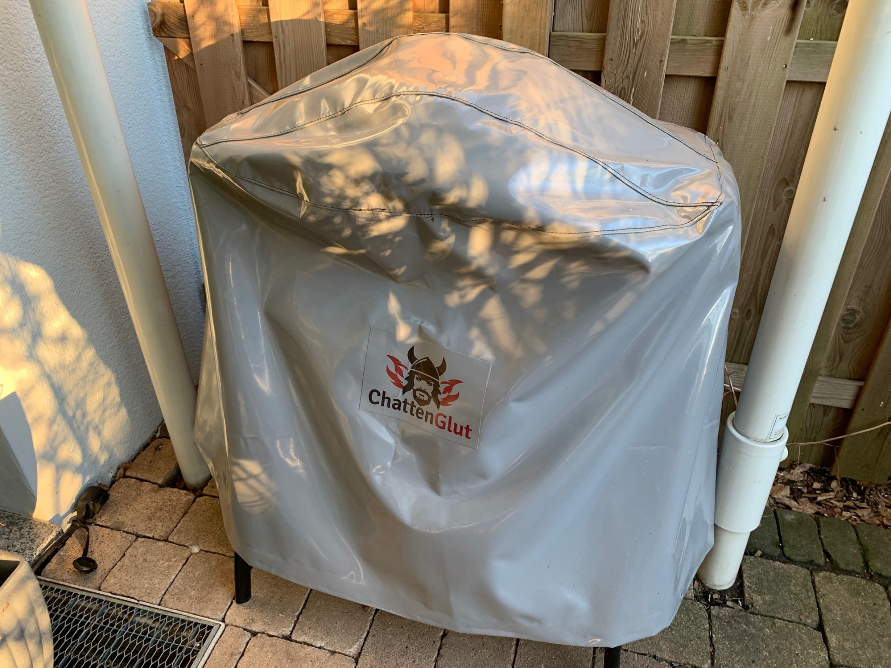 PVC-Abdeckhaube Für Große Grills Mit Sideburner – Anthrazit, Wetterfest | Für 3- & 4-Brenner BBQ-Grills
