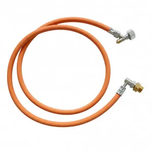 Gasschlauch winterfest mit Schlauchbruchsicherung – 2 m Verlängerung für externe Gasflasche bei Wohnmobil & Wohnwagen