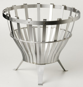 Edelstahl Feuerkorb massiv Ø 620 mm aus der Manufaktur Edelstahl Feuerkorb massiv Ø 620 mm aus der Manufaktur