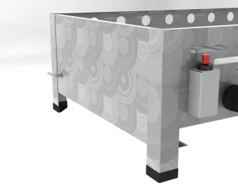 Umkonstruktion von Standardgasanschluss an neu Position