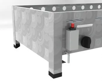 Umkonstruktion von Standardgasanschluss an neu Position