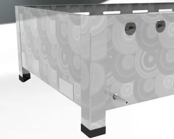 Umkonstruktion von Standardgasanschluss an neu Position