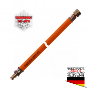 Gasschlauch MD-Schlauch winterfest G 1/4LH-ÜM x Stecktülle f. Gaskupplung Gasschlauch MD-Schlauch winterfest G 1/4LH-ÜM x Stecktülle f. Gaskupplung