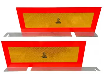 Edelstahl Halter für Heckmarkierung nach ECE 70